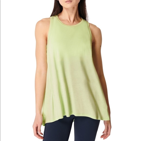 Sweaty BETTY Easy Peazy Tank Top In Utopia Green - XS - NWT - Picture 2 of 6